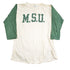 Vintage 1980s Michigan State University Collegiate Champion Raglan Shirt Men&