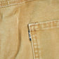 Vintage 1980s Mickey Lakin Double Knee Tan Denim Work Jeans Men's 38 x 27 from propervintagecanada