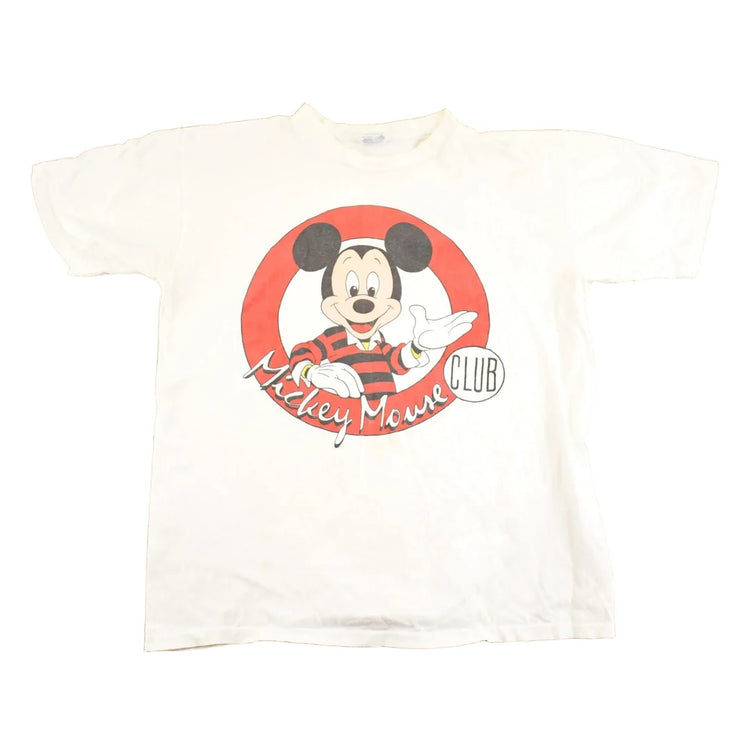 Vintage 1980s Mickey Mouse Club Disney T-Shirt Men's M from propervintagecanada