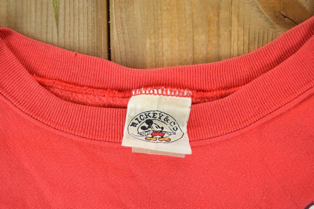 Vintage 1980s Mickey Mouse Disney Crewneck Men's XL from propervintagecanada