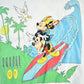 Vintage 1980s Mickey Mouse Surfing Sleeveless Vest Sweatshirt Women's Medium from propervintagecanada