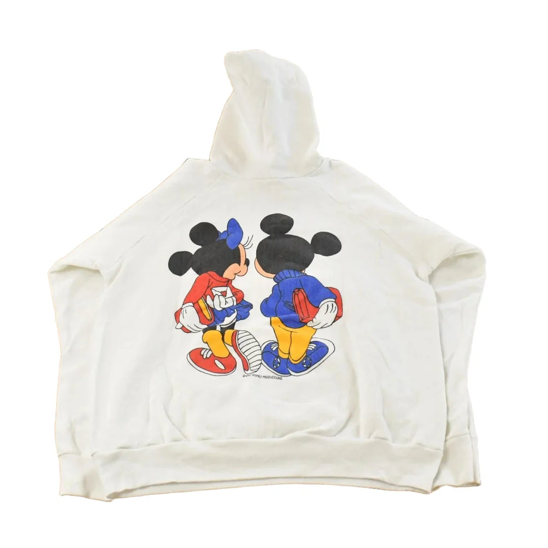 Vintage 1980s Mickey Mouse Walt Disney Graphic Raglan Hoodie Men's M from propervintagecanada