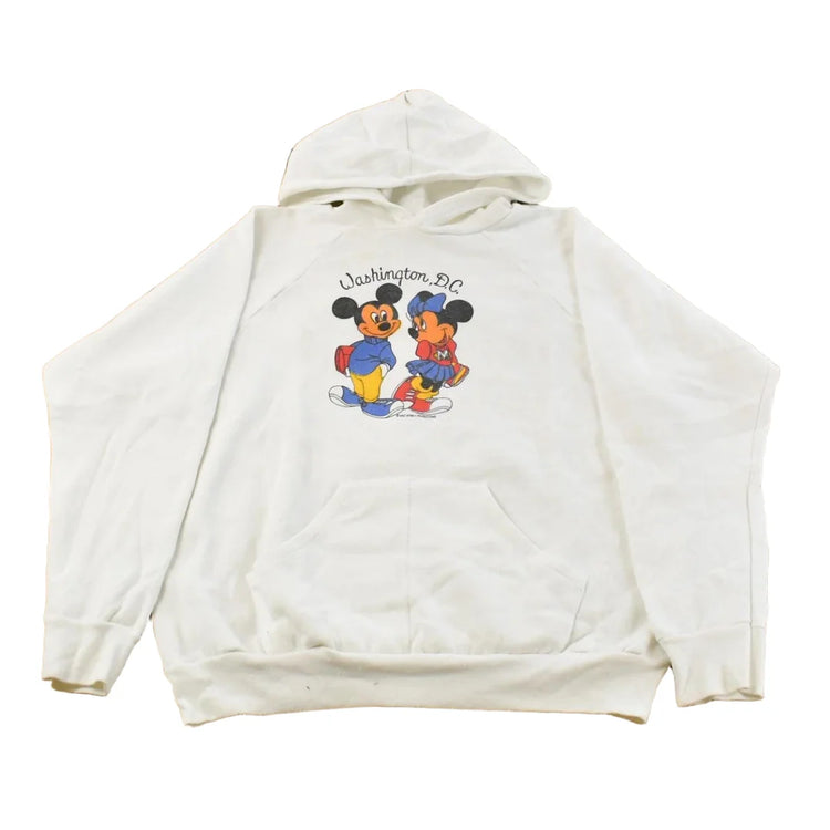 Vintage 1980s Mickey Mouse Walt Disney Graphic Raglan Hoodie Men's M from propervintagecanada