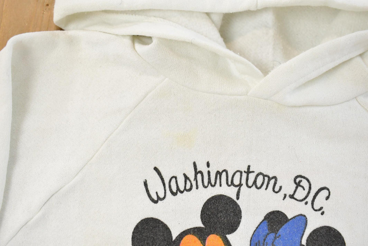 Vintage 1980s Mickey Mouse Walt Disney Graphic Raglan Hoodie Men's M from propervintagecanada