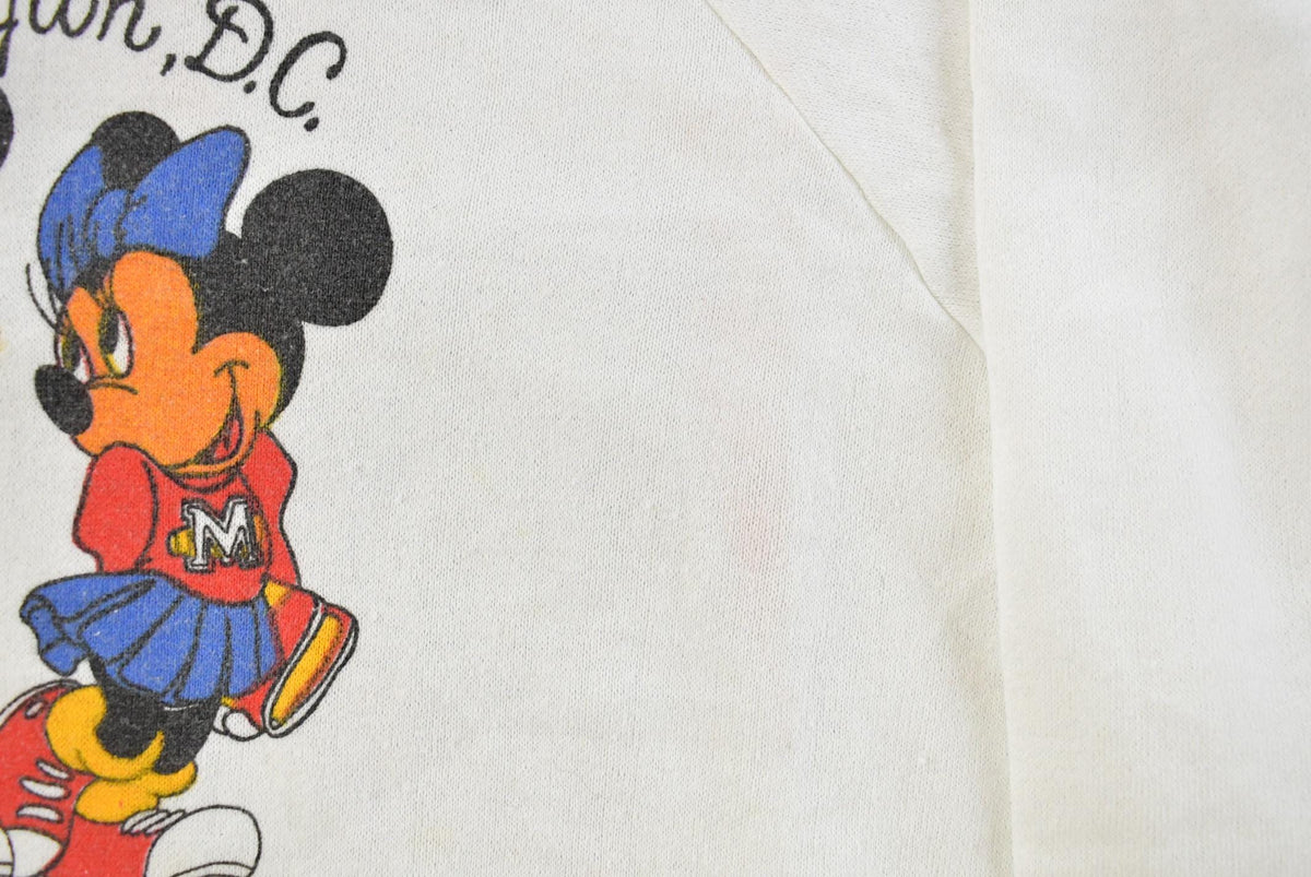 Vintage 1980s Mickey Mouse Walt Disney Graphic Raglan Hoodie Men's M from propervintagecanada
