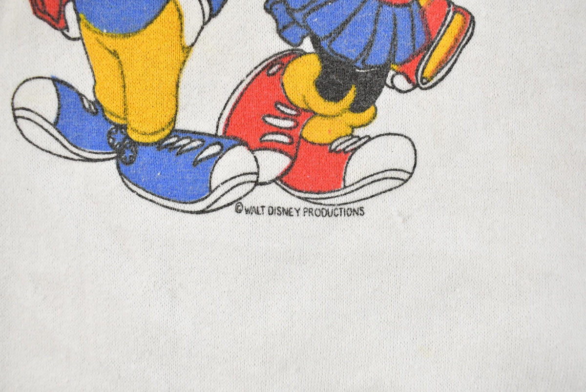 Vintage 1980s Mickey Mouse Walt Disney Graphic Raglan Hoodie Men's M from propervintagecanada
