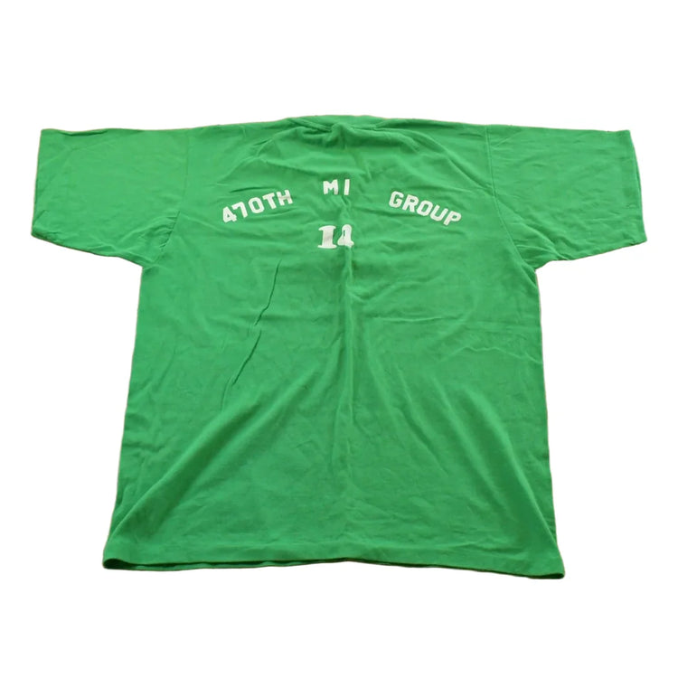 Vintage 1980s Military 470th MI Group Graphic T-Shirt Men's L from propervintagecanada