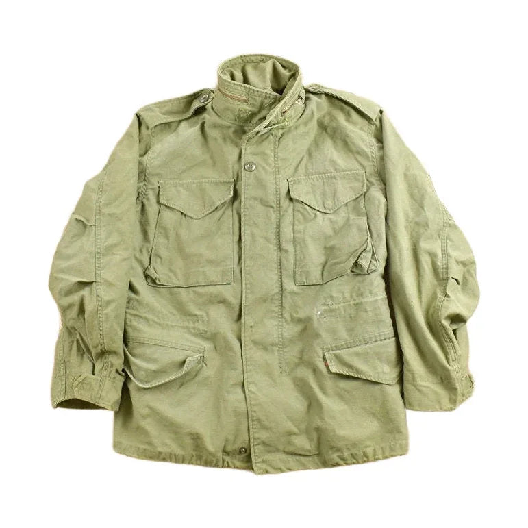Vintage 1980s Military Army Field Jacket Men's Medium from propervintagecanada