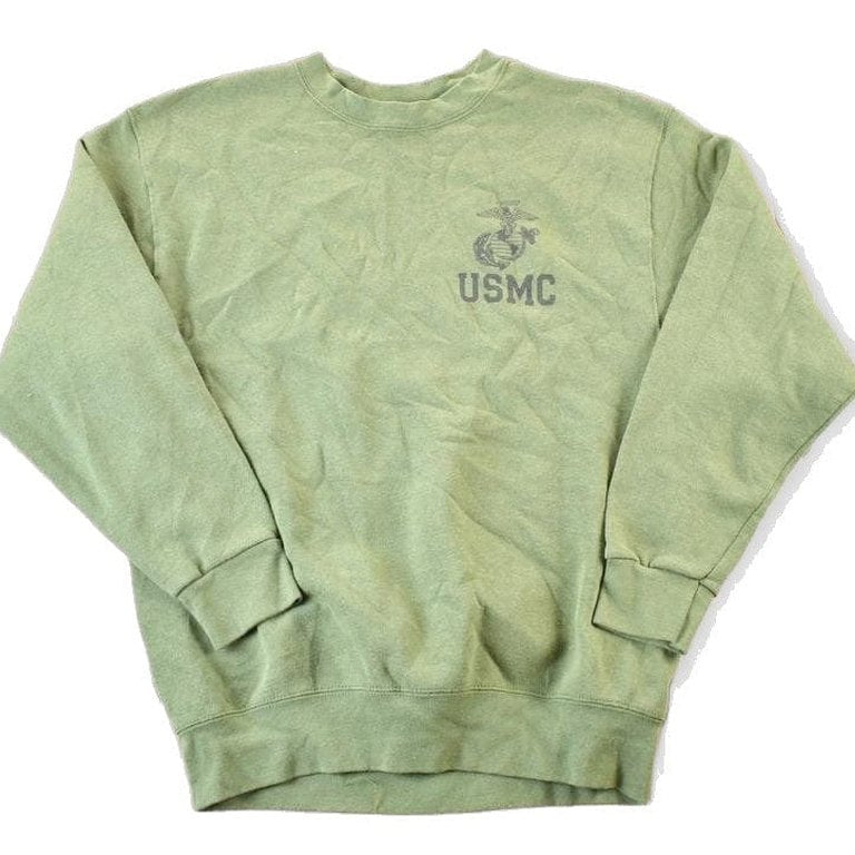 Vintage 1980s Military Crewneck Sweater Mens M from propervintagecanada