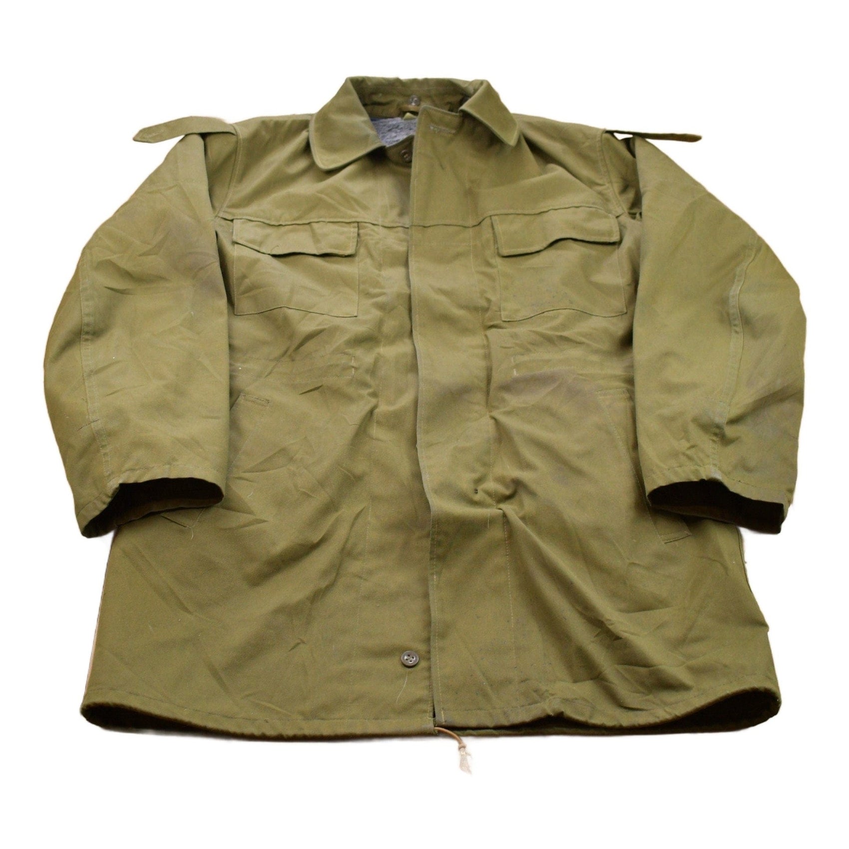 Vintage 1980s Military Field Jacket Men's XL from propervintagecanada
