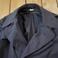 Vintage 1980s Military Full Length Nylon Trench Coat Men's L from propervintagecanada