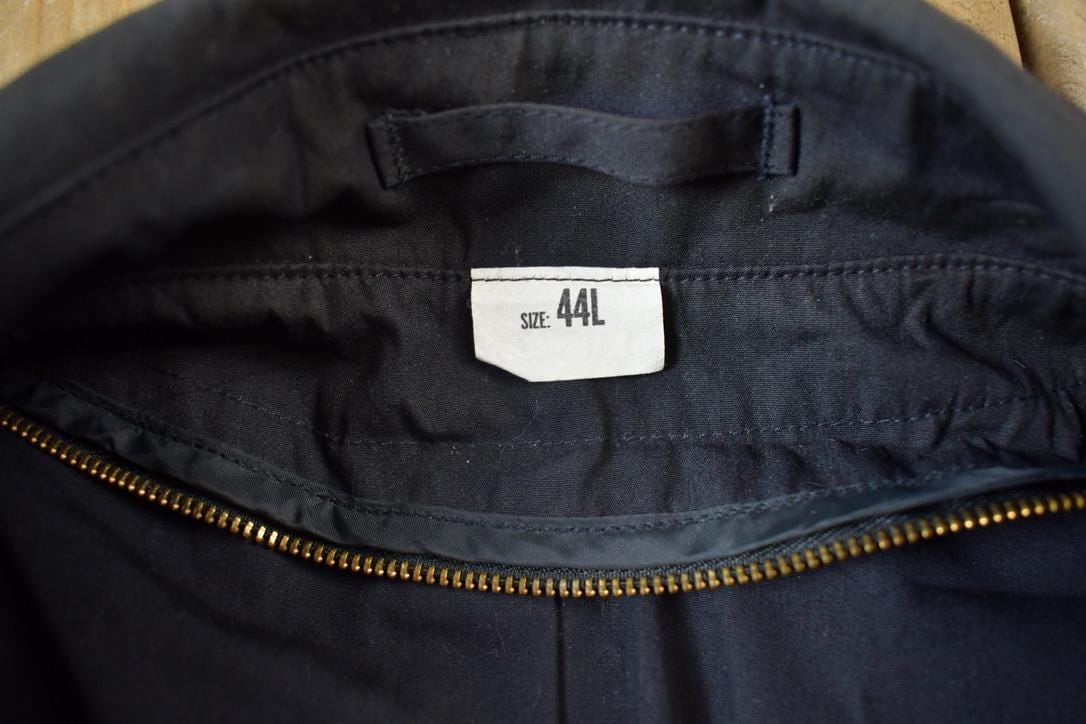 Vintage 1980s Military Full Length Nylon Trench Coat Men's L from propervintagecanada