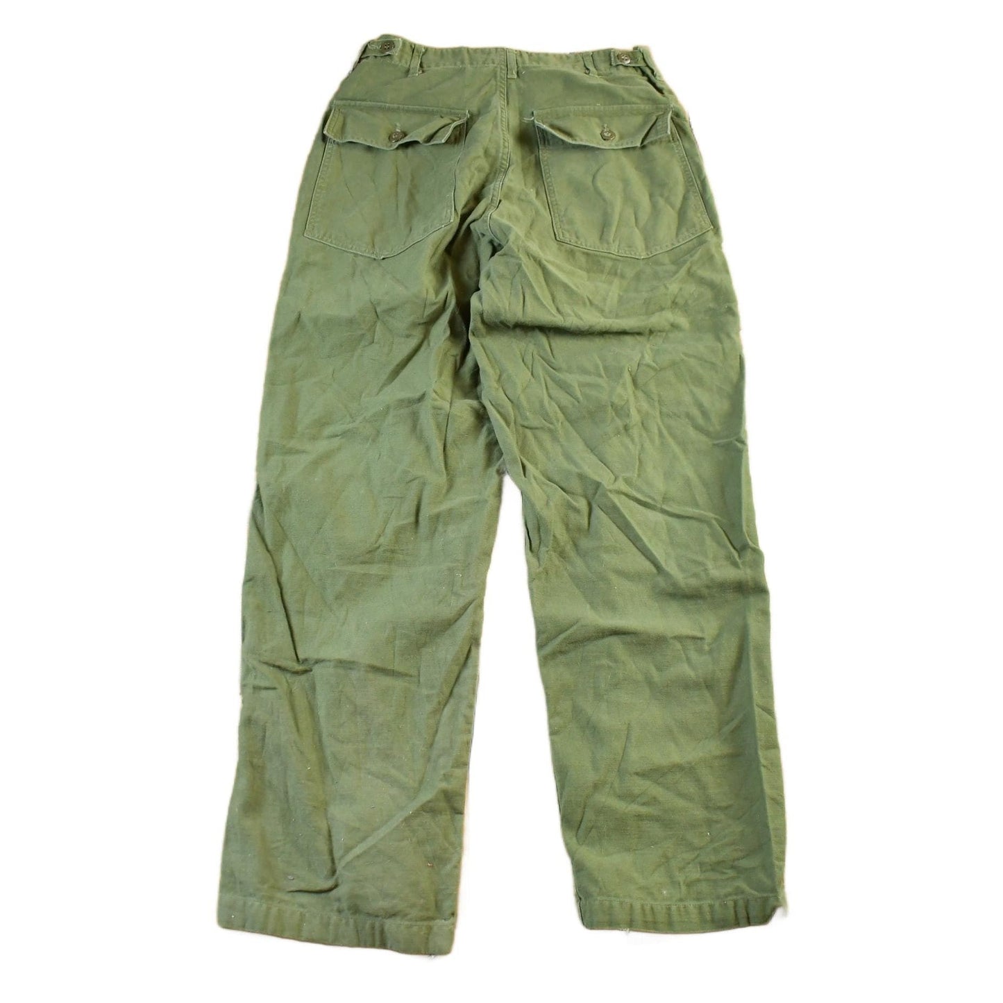 Vintage 1980s Military OG-107 Sateen Fatigue Pants Men's Small 30 x 30 from propervintagecanada