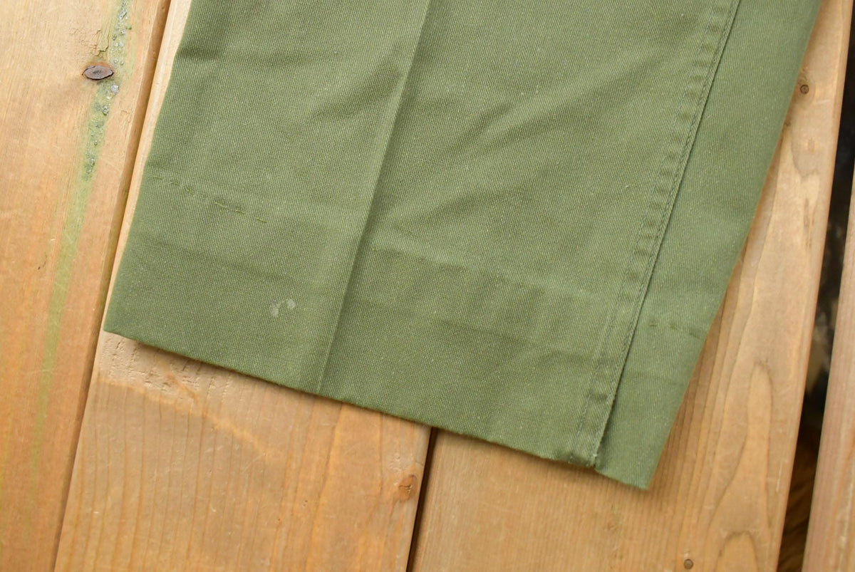 Vintage 1980s Military OG 507 Army Fatigue Pants Men's 32 x 31 from propervintagecanada