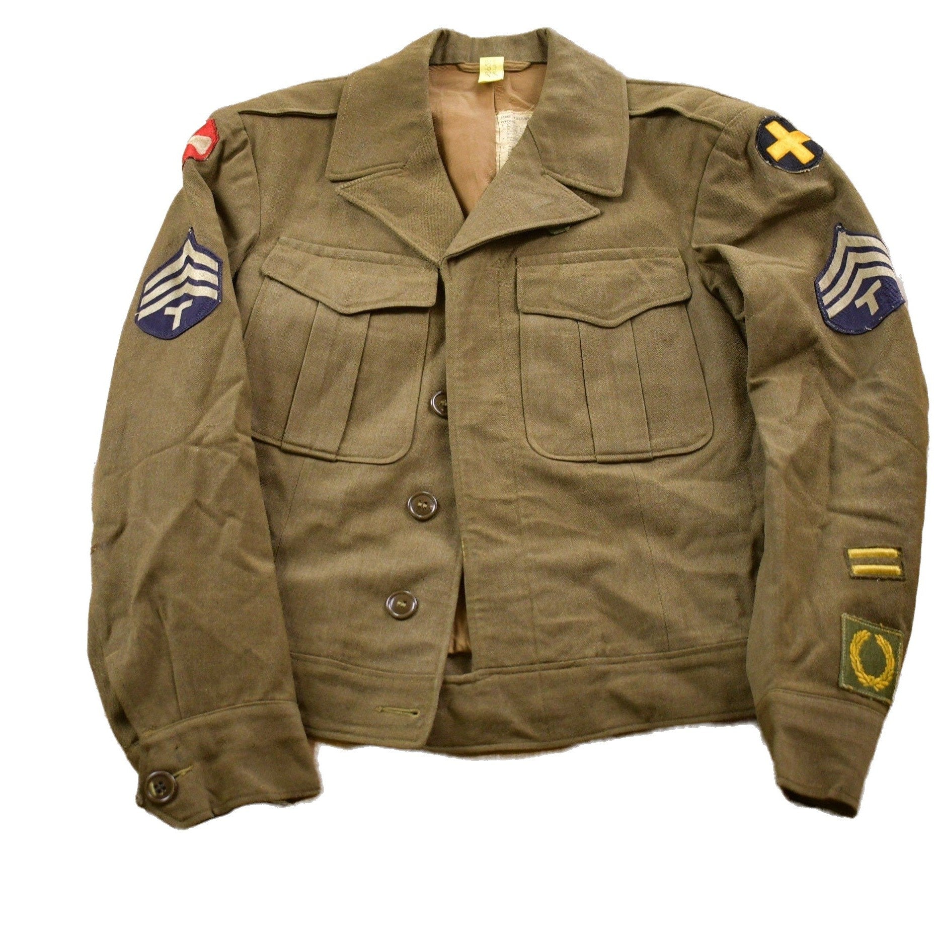 Vintage 1980s Military Wool Field Jacket Men's Small from propervintagecanada