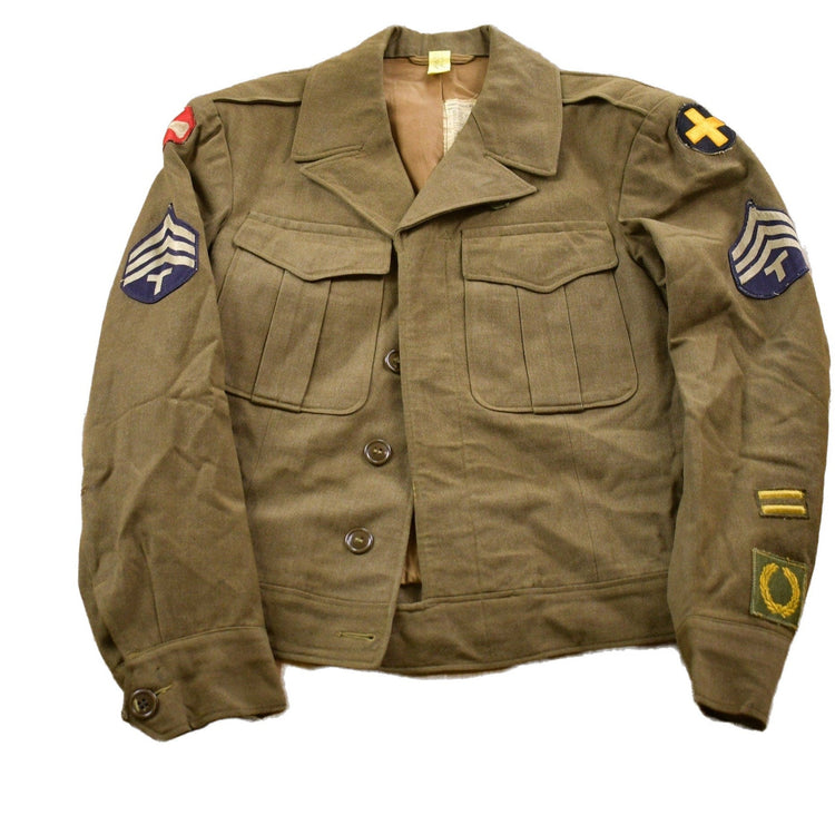 Vintage 1980s Military Wool Field Jacket Men's Small from propervintagecanada
