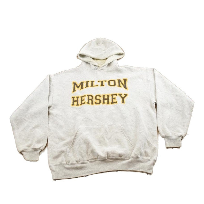 Vintage 1980s Milton Hershey Private School Collegiate Hoodie Men's Large from propervintagecanada