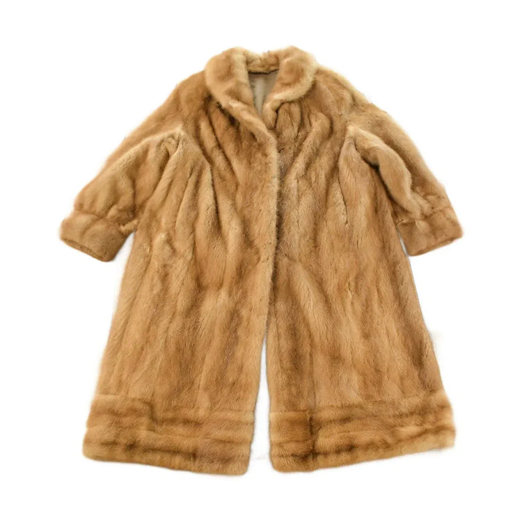 Vintage 1980s Mink Fur Coat Women's Large from propervintagecanada
