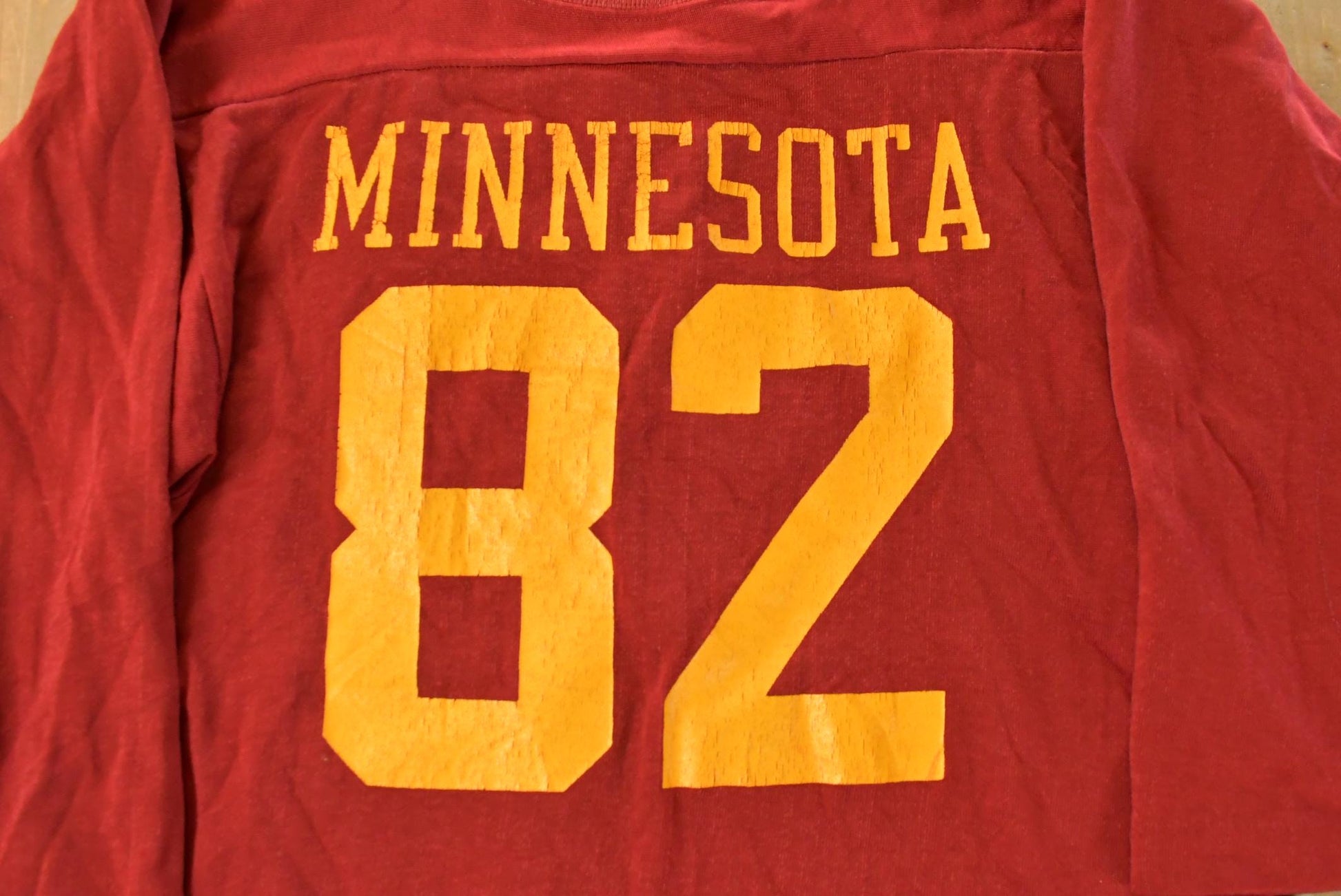 Vintage 1980s Minnesota Golden Gophers Champion Football Jersey T-Shirt Men's S / 80s College Sportswear / Made in USA from propervintagecanada