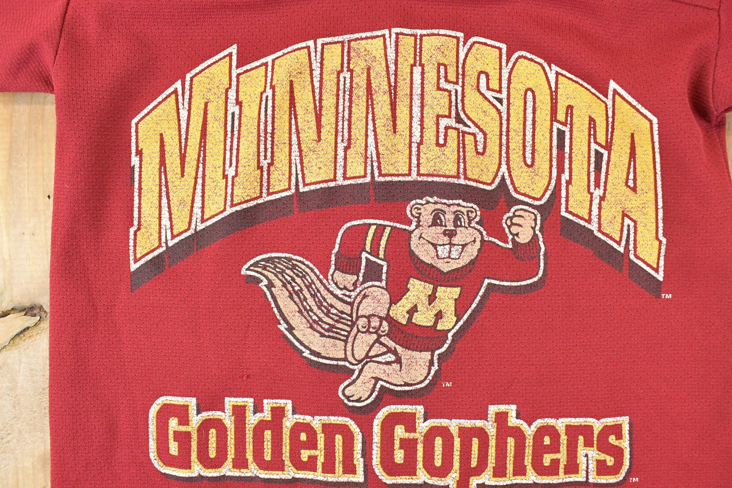Vintage 1980s Minnesota Golden Gophers Collegiate T-Shirt Youth S from propervintagecanada