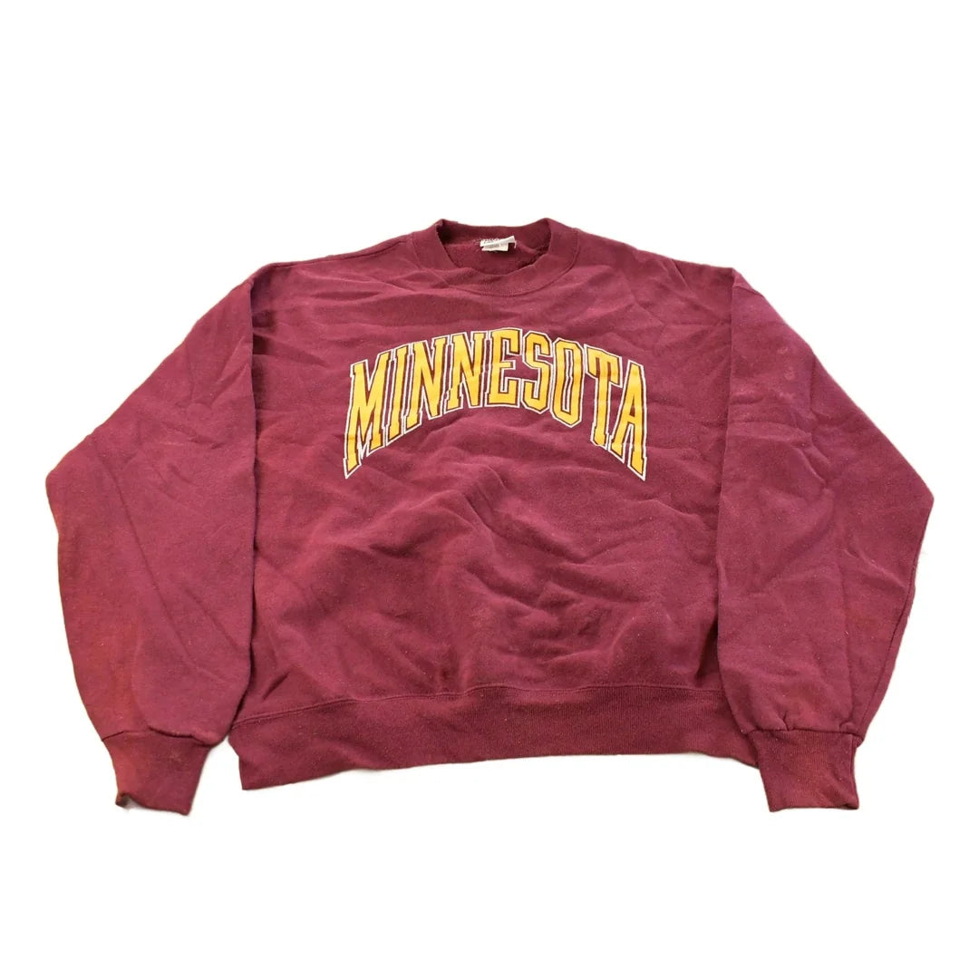 Vintage 1980s Minnesota Gophers University Collegiate Crewneck Sweatshirt Men's Large from propervintagecanada