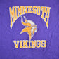 Vintage 1980s Minnesota Vikings NFL Logo 7 Graphic T-Shirt Men's Small
