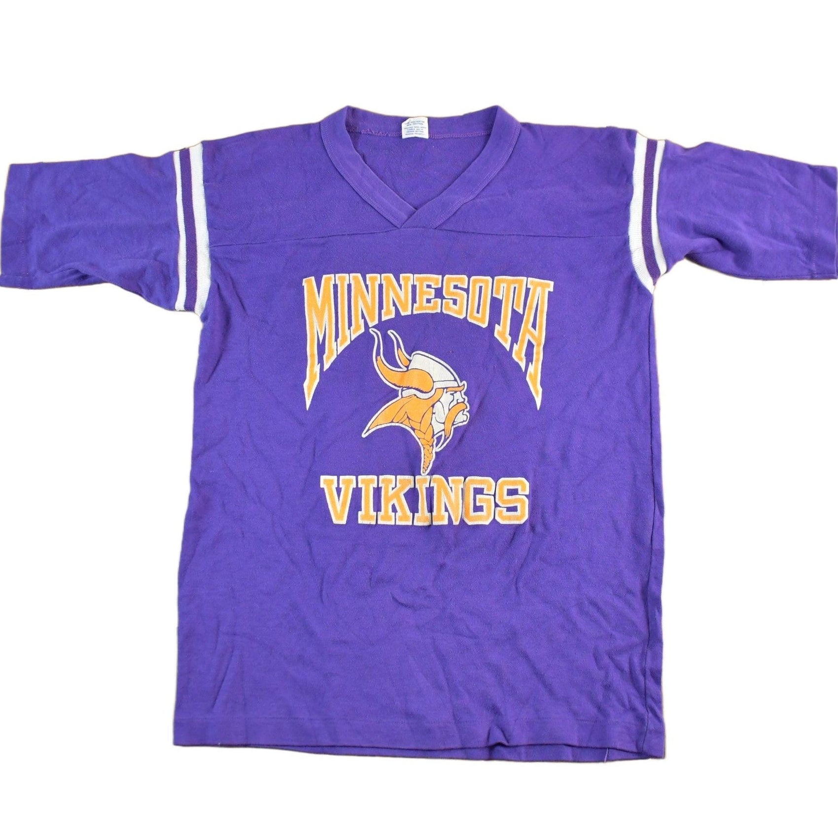 Vintage 1980s Minnesota Vikings NFL Logo 7 Graphic T-Shirt Men's Small