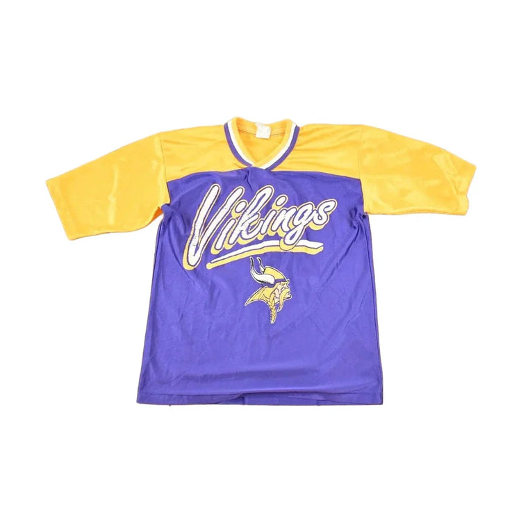 Vintage 1980s Minnesota Vikings NFL T-Shirt Youth L from propervintagecanada