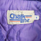 Vintage 1980s Minnesota Vikings Team NFL Football Chalk Line Satin Button Up Bomber Embroidered Puffer Jacket from propervintagecanada