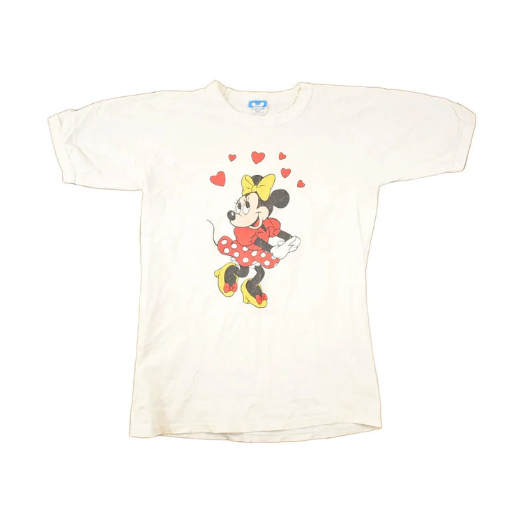 Vintage 1980s Minnie Mouse Disney T-Shirt Women's S from propervintagecanada