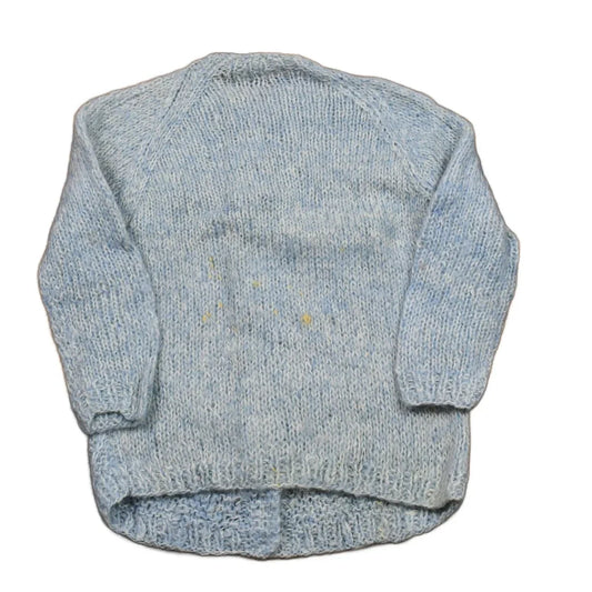 Vintage 1980s Mohair Wool Hand Knit Cardigan Sweater Women's S from propervintagecanada