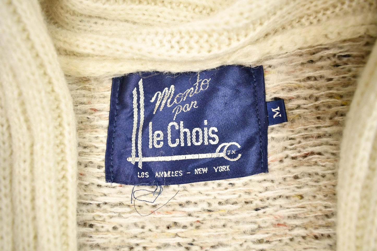 Vintage 1980s Monto Pan Le Chois Long Shall Cardigan Sweater Men's Medium from propervintagecanada