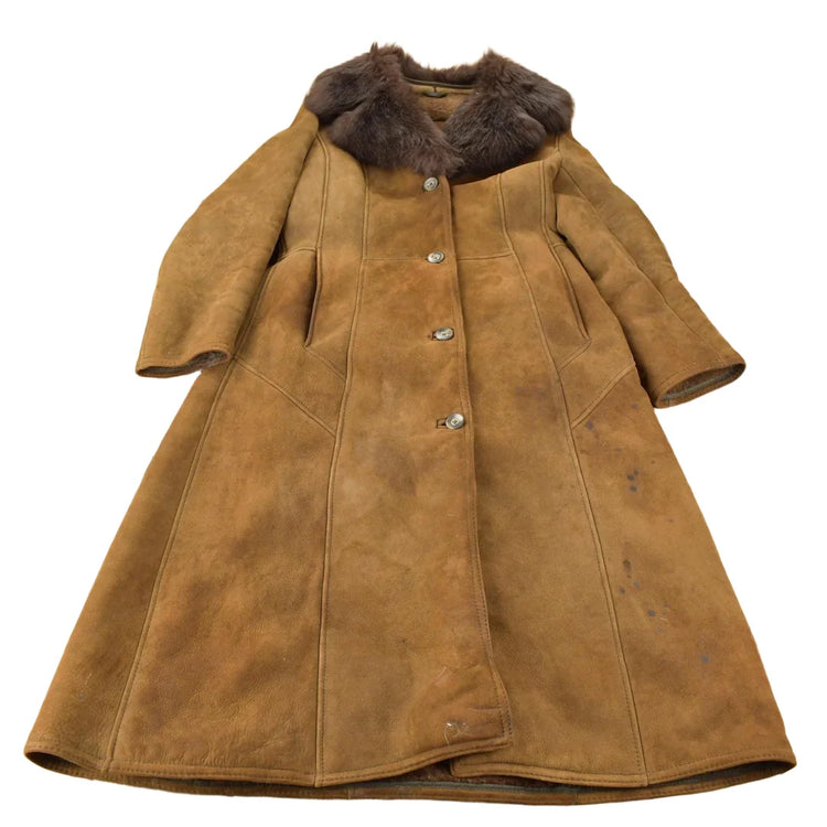 Vintage 1980s Morlands Lambskin Shearling Leather Jacket from propervintagecanada