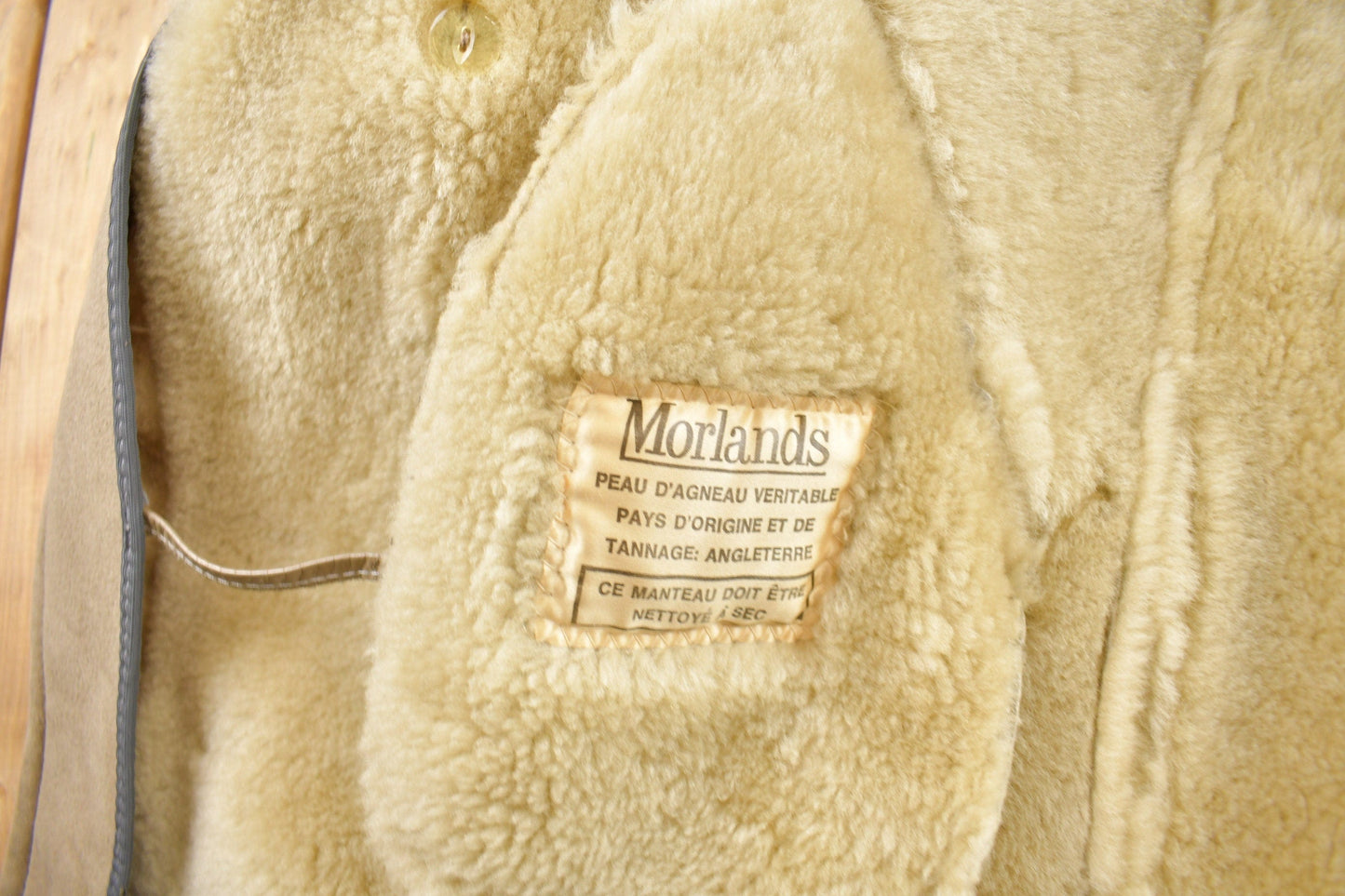 Vintage 1980s Morlands Lambskin Shearling Leather Jacket Men's Medium from propervintagecanada