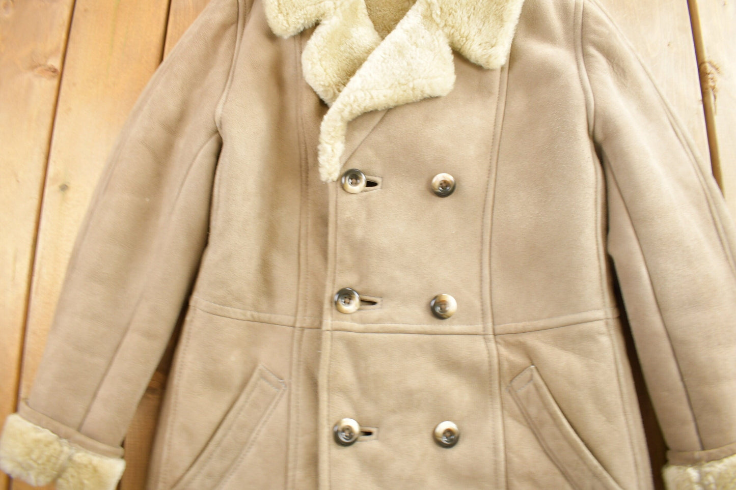 Vintage 1980s Morlands Lambskin Shearling Leather Jacket Men's Medium from propervintagecanada