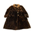 Vintage 1980s Mouton Fur Coat Adult Large Men&
