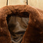 Vintage 1980s Mouton Fur Coat Adult Large Men's Large from propervintagecanada