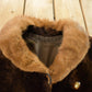 Vintage 1980s Mouton Fur Coat Adult Large Men's Large from propervintagecanada