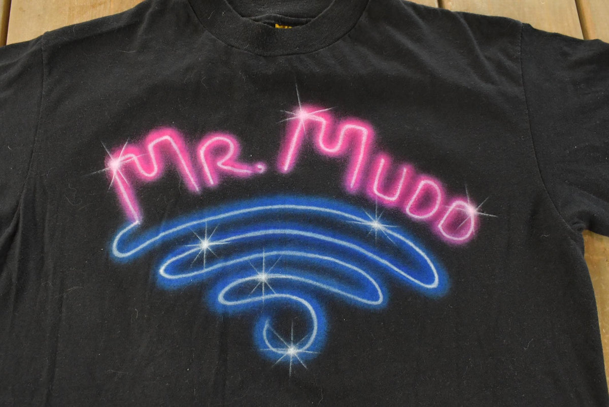 Vintage 1980s Mr. Mudd Air Brushed T Shirt Men's M from propervintagecanada