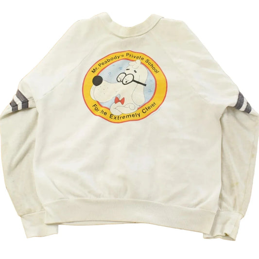 Vintage 1980s Mr.Peabody's Private School Cardigan Sweatshirt Men's M from propervintagecanada