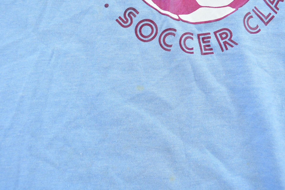 Vintage 1980s Mr Pibb Soccer Classic Cowboy Promotional T-Shirt Men's L from propervintagecanada