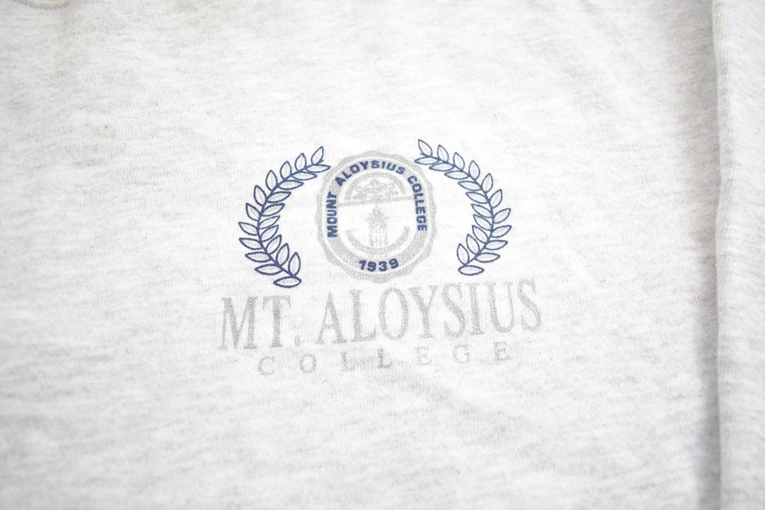 Vintage 1980s Mt. Aloysius College Crewneck Made In USA Men's Large from propervintagecanada