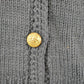 Vintage 1980s Multi Flag Abstract Knit Cardigan Sweater Men's M from propervintagecanada