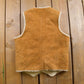 Vintage 1980s Muntgumery Ward Sherpa Lined Western Denim Button Up Vest Women's S from propervintagecanada