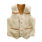 Vintage 1980s Muntgumery Ward Sherpa Lined Western Denim Button Up Vest Women's S from propervintagecanada