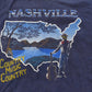 Vintage 1980s Nashville Country Music Souvenir T-Shirt Men's L from propervintagecanada
