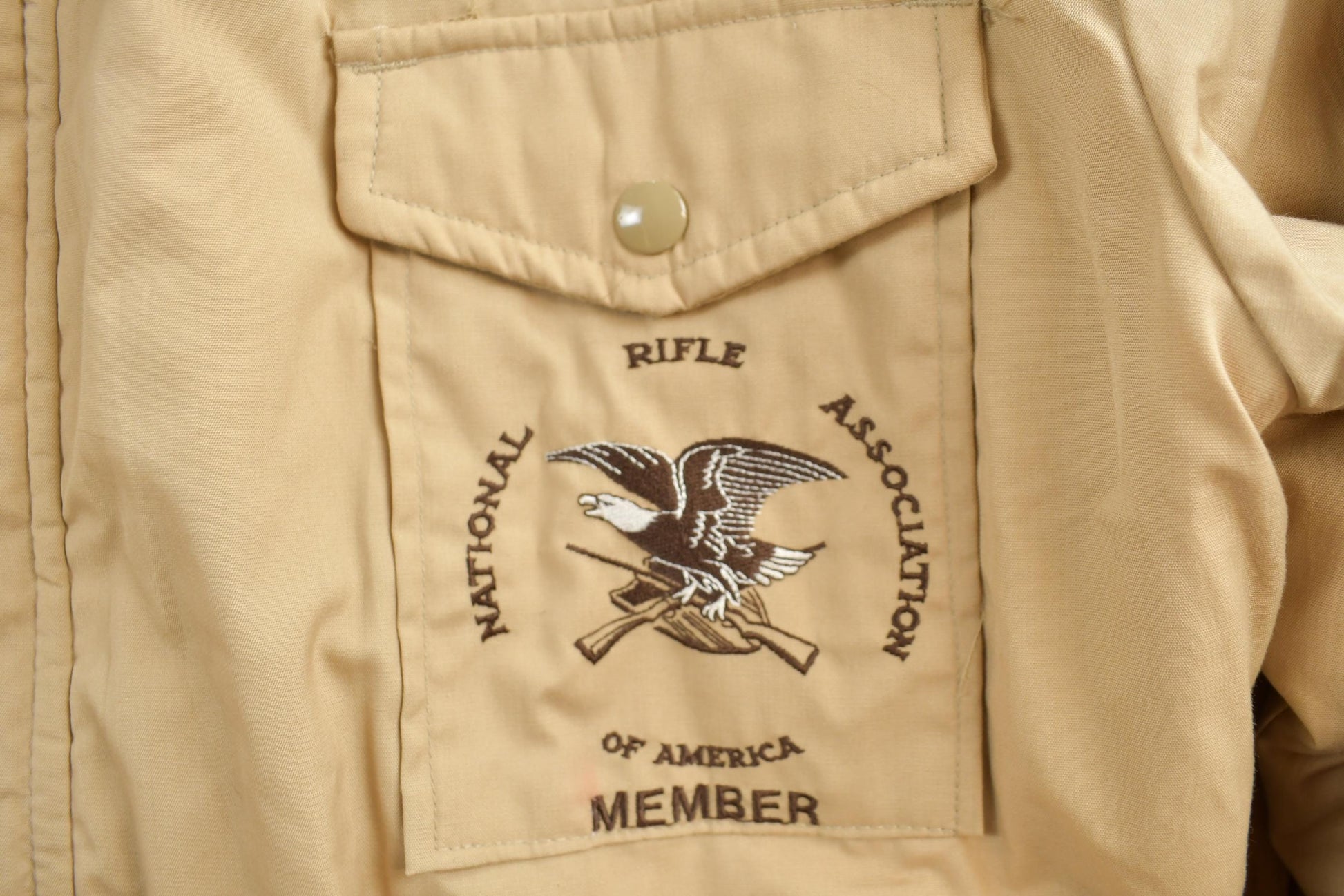 Vintage 1980s National Rifle Association Hunting Jacket Men's XL from propervintagecanada