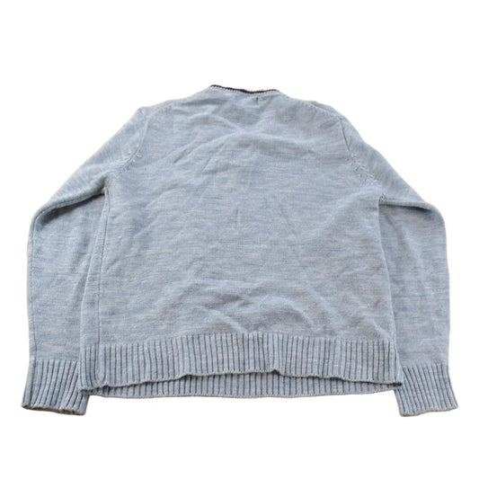 Vintage 1980s National V-Neck Knit Sweater Men's Medium from propervintagecanada