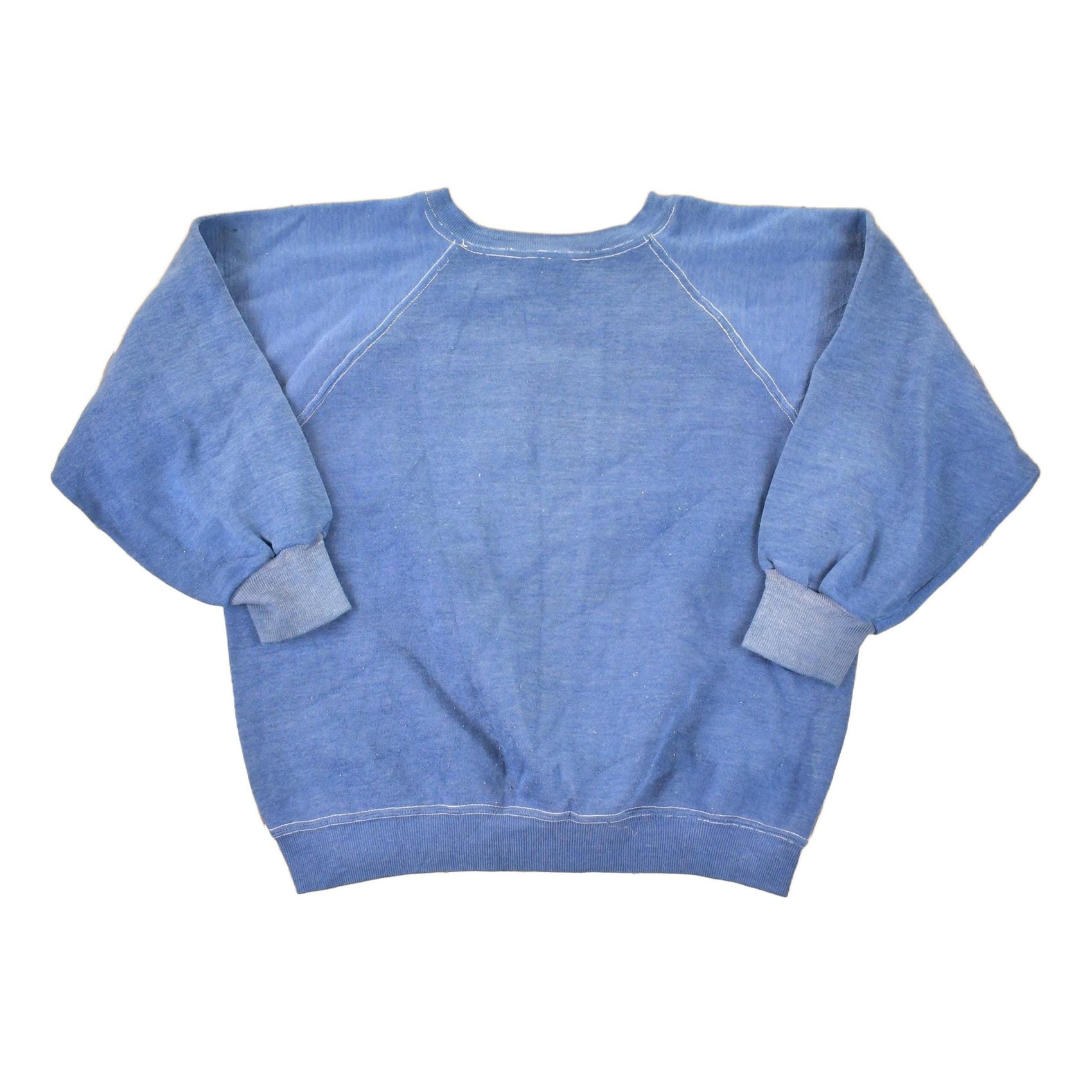 Vintage 1980s Navy Blank Crewneck Sweatshirt Women's L from propervintagecanada