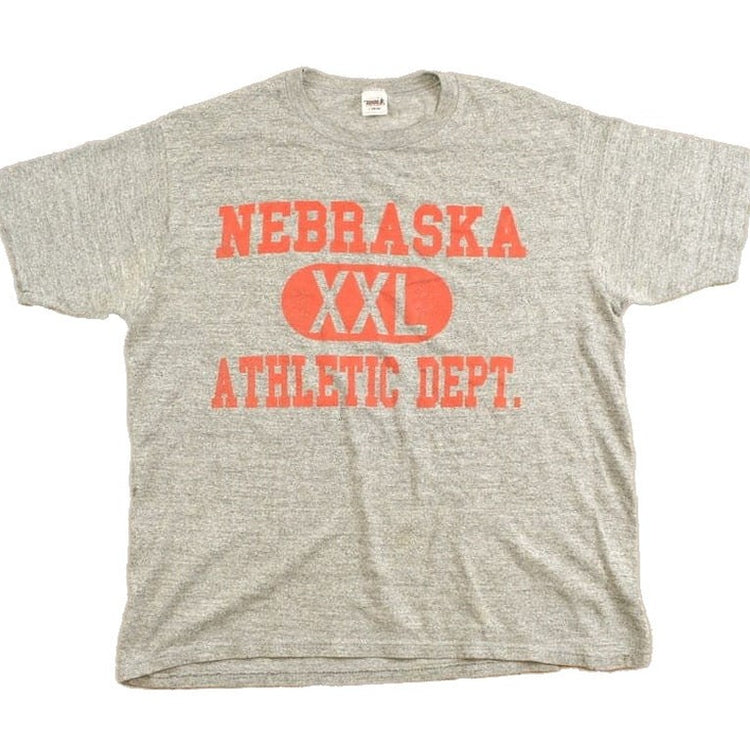 Vintage 1980s Nebraska Athletic Dept University Collegiate T-Shirt Men's M from propervintagecanada